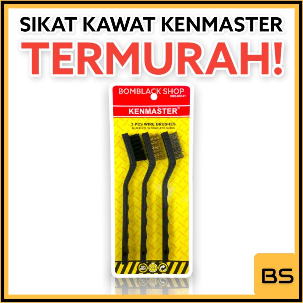 Jual Kenmaster Sikat Kawat Mini Set Pcs Anti Karat Kuningan Baja