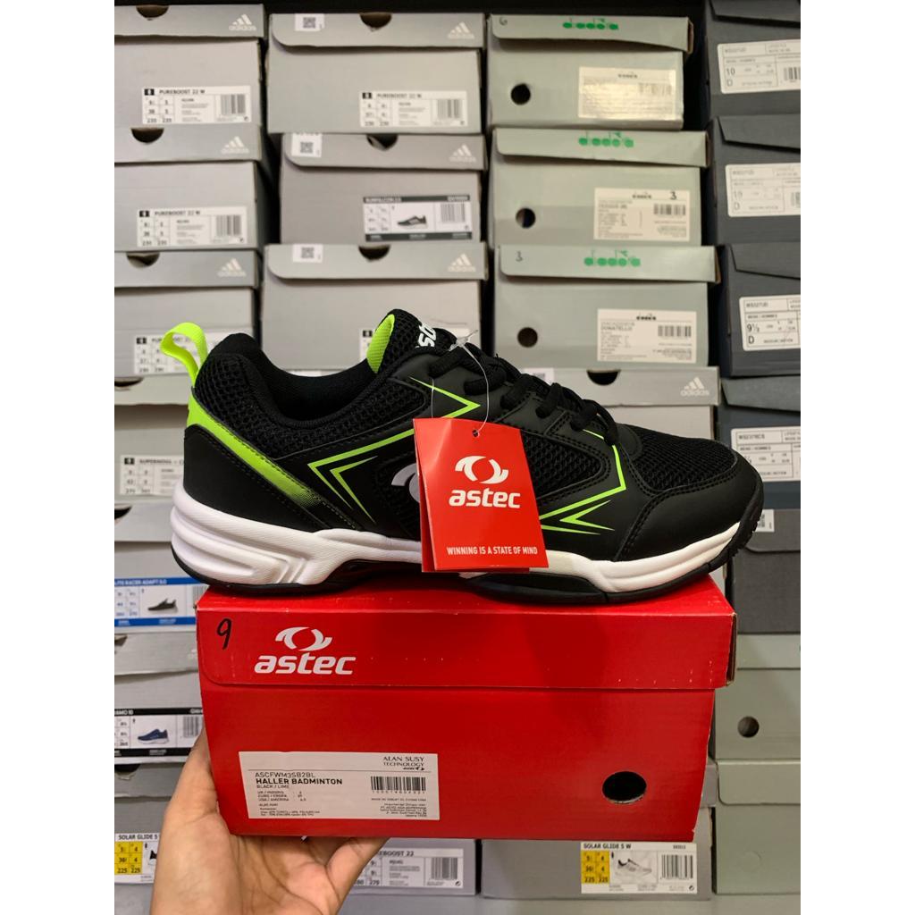 Jual Astec Haller Badminton Black Lime Men S Shoes Original Shopee