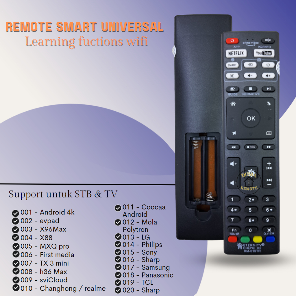 Jual Remot Remote Multi Universal Dvb T Genius Learning Bisa Untuk Stb