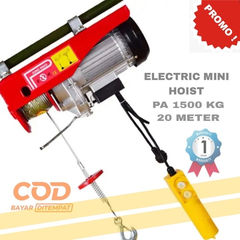 Jual Electric Hoist Mini Katrol Listrik Pa Kg Meter V Phase