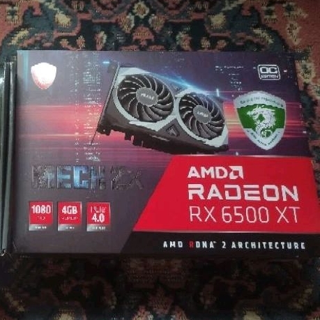 Jual MSI AMD RADEON RX 6500 XT MECH 2X OC 4GB Shopee Indonesia