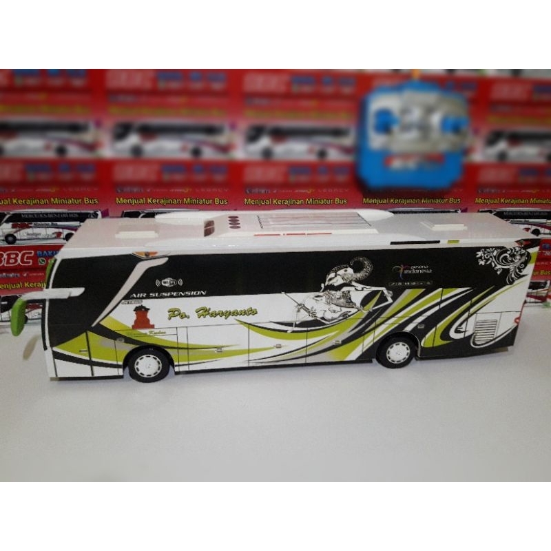 Jual Miniatur Bus Rc Po Haryanto At Madeva Remot Control Detil Rapih