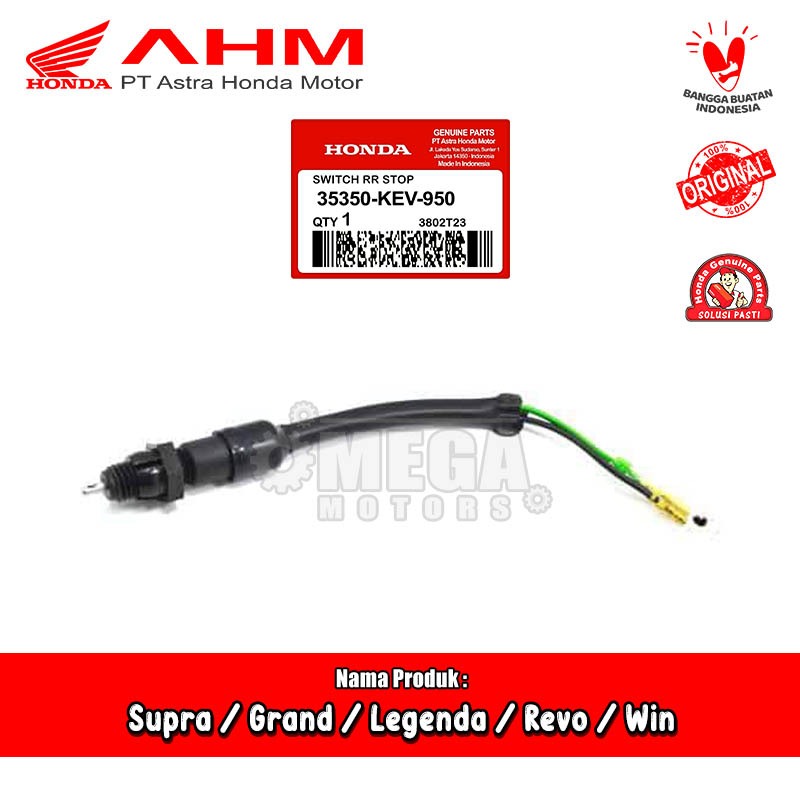 Jual Switch Swis Rem Belakang Honda Supra Grand Karisma Supra X 125