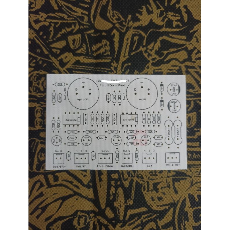 Jual Pcb Input Balance Stereo Plus Switch Btl Shopee Indonesia