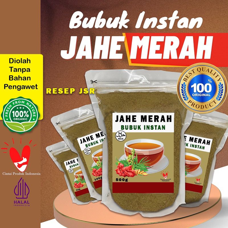 Jual Jahe Merah Kg Bubuk Murni Plus Gula Aren Shopee Indonesia