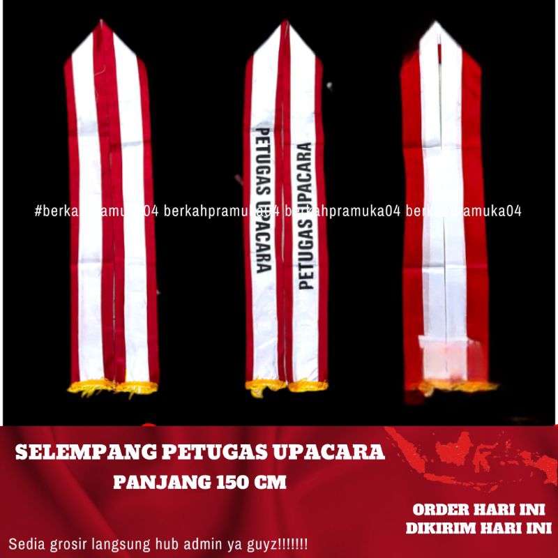 Jual Selempang Selendang Slempang Syal Petugas Upacara Paskibra