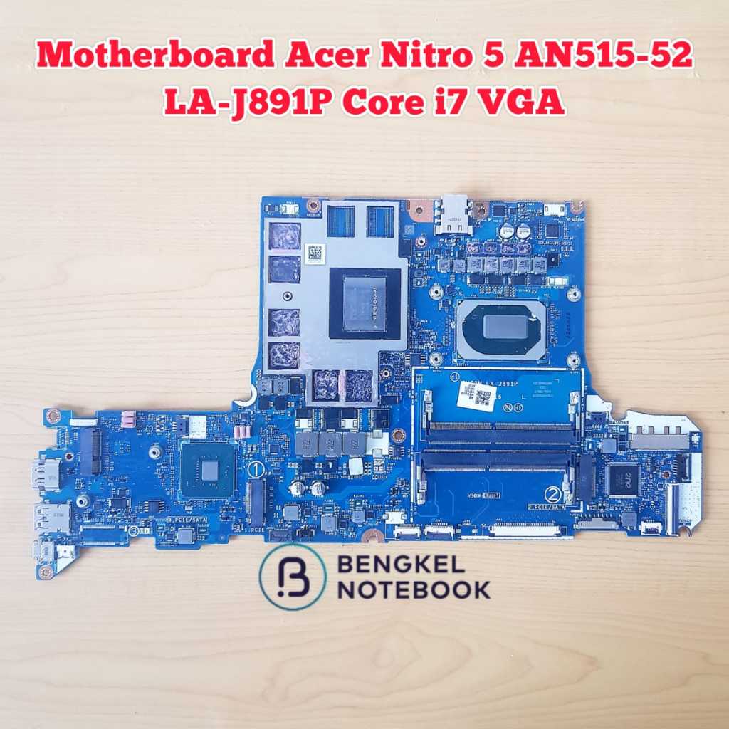 Jual Motherboard Acer Nitro 5 AN515 AN515 52 FH52M LA J891P SRH84 SRH8Q