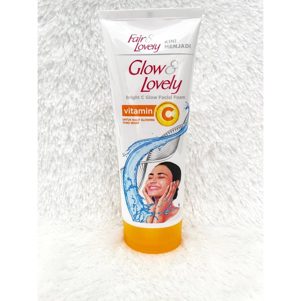 Jual Glow Lovely Bright C Glow Facial Foam 100gr 50gr Shopee