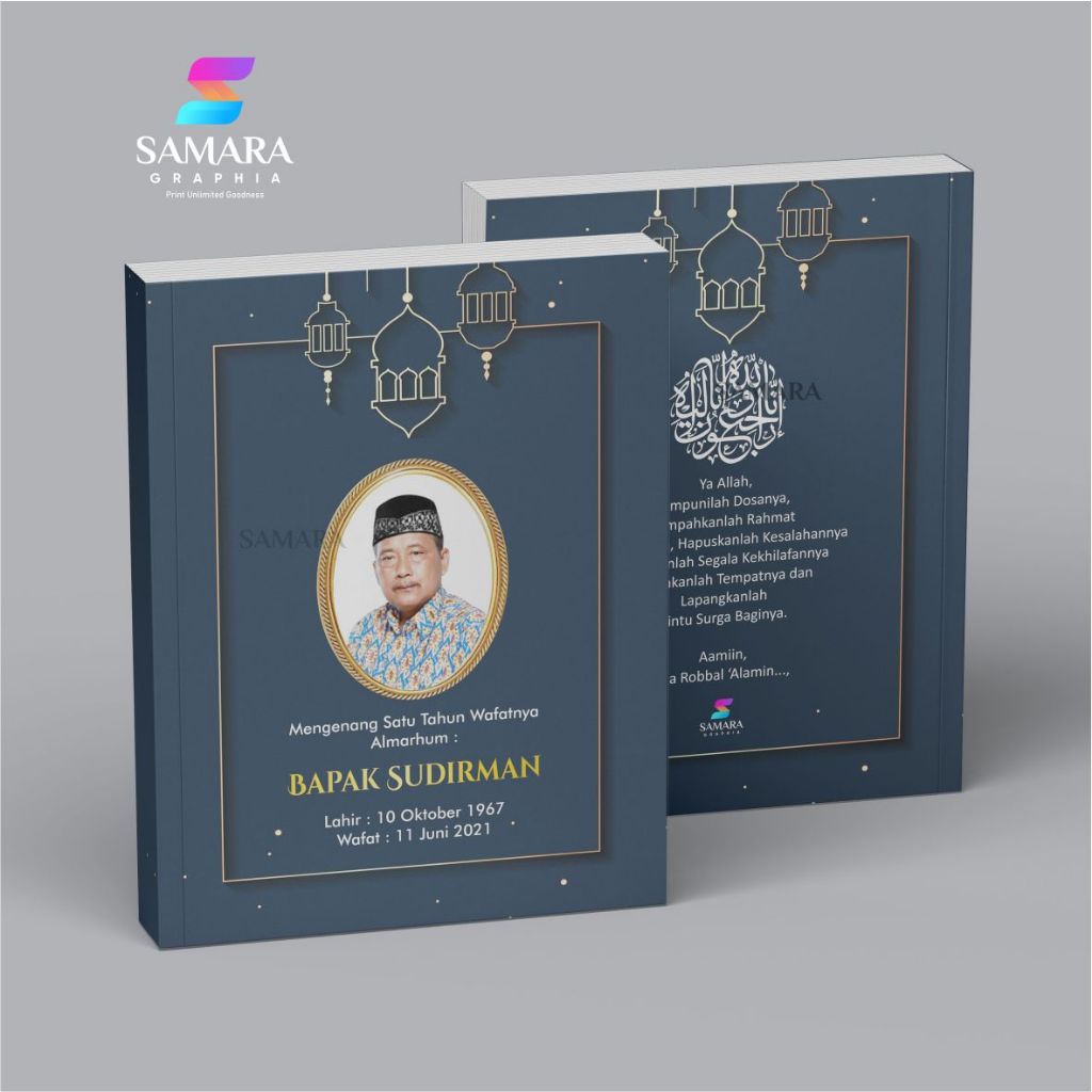 Jual Buku Yasin Dan Tahlil Lengkap Foto Almarhum 40 Hari 100 Hari Kemas