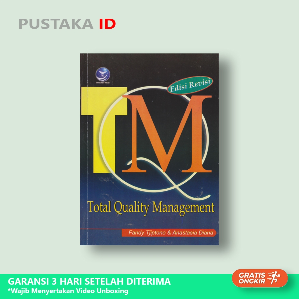 Jual Buku Total Quality Management Tqm Edisi Revisi Original