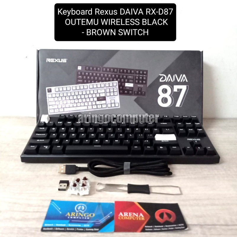 Jual Keyboard Rexus Daiva Rx D Outemu Wireless Black Brown Switch