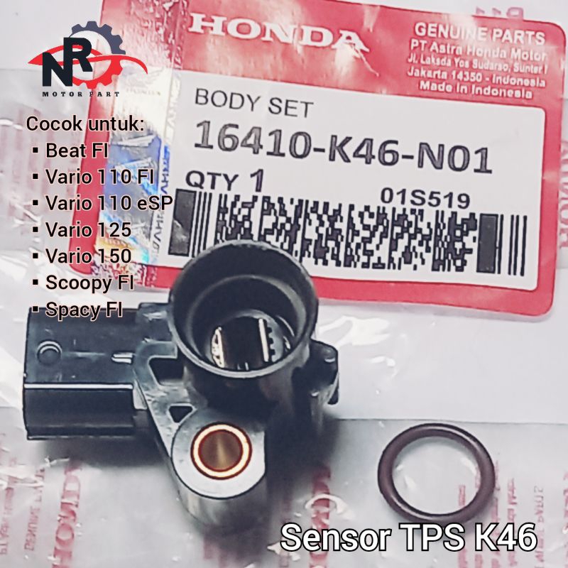 Jual Sensor TPS Throttle Body K46 Motor Beat FI Beat POP Vario 110 FI