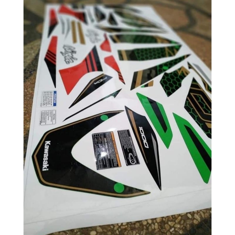 Jual Stiker Stripping Kawasaki Ninja Zx10r Livery 2020 Copy Original