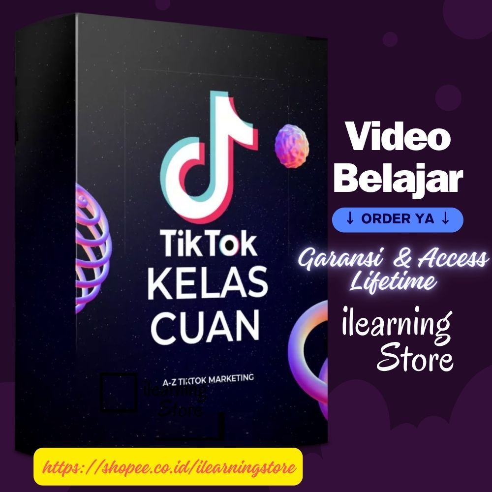 Jual Ec E Course Kelas Tiktok Cuan A Sampai Z Cara Dapet Duit