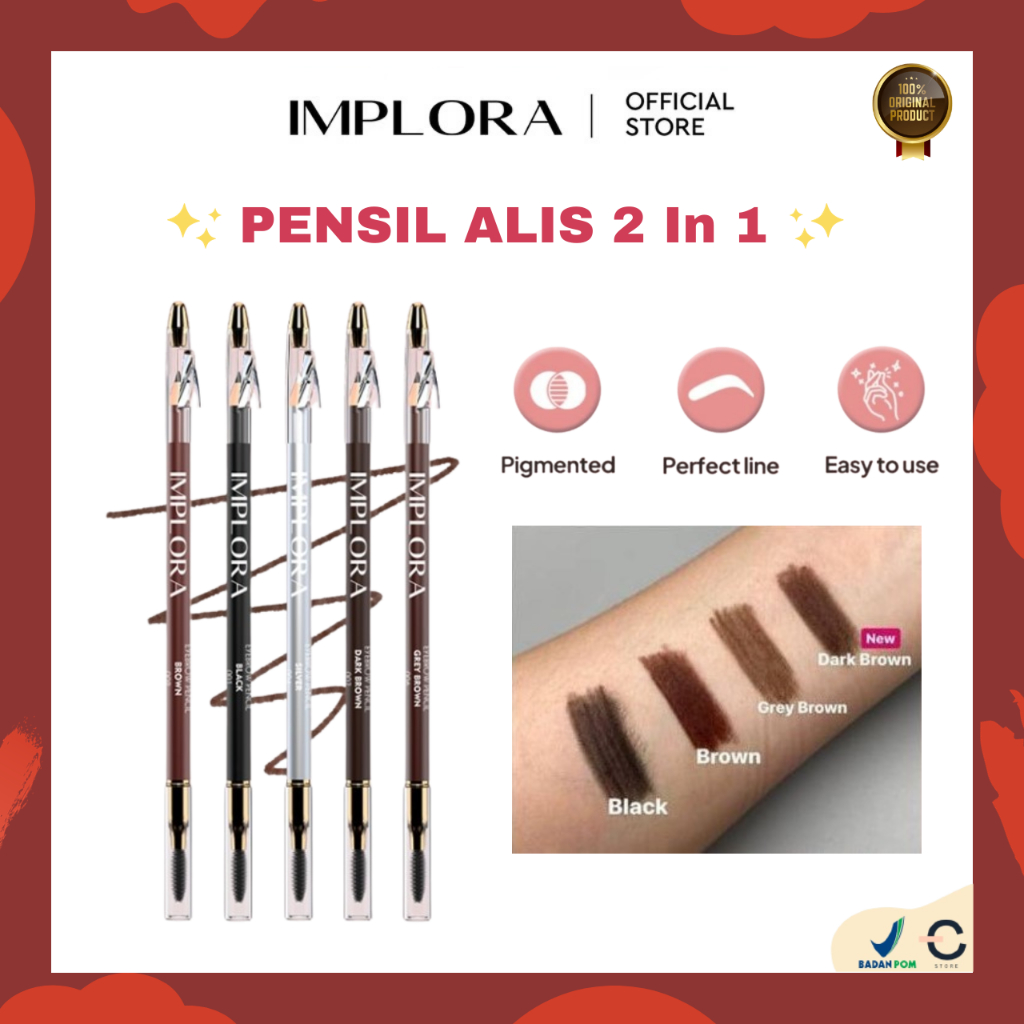 Jual Ori Bpom Implora Eyebrow Pencil G Implora Pensil Alis In