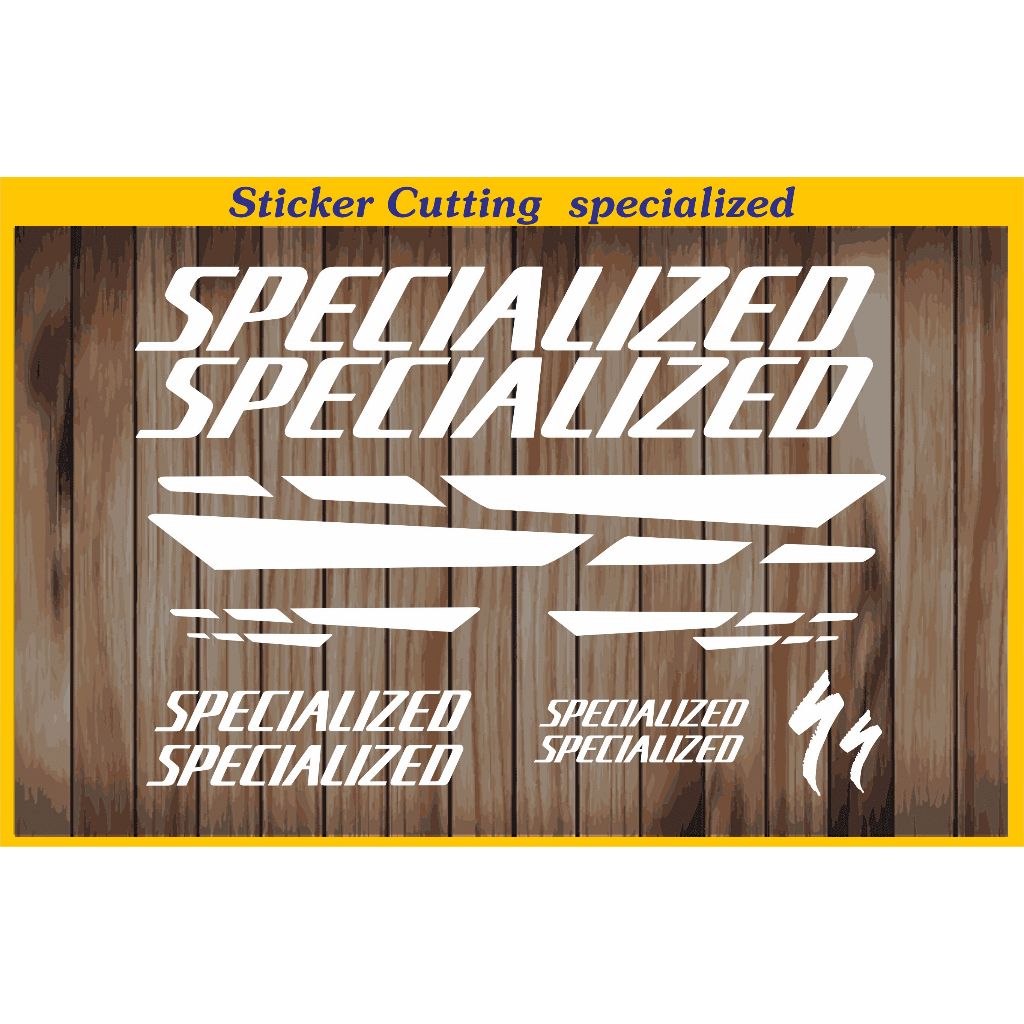 Jual Sticker Cutting Decal SPECIALIZED Sepeda Gunung Sepeda Jalan