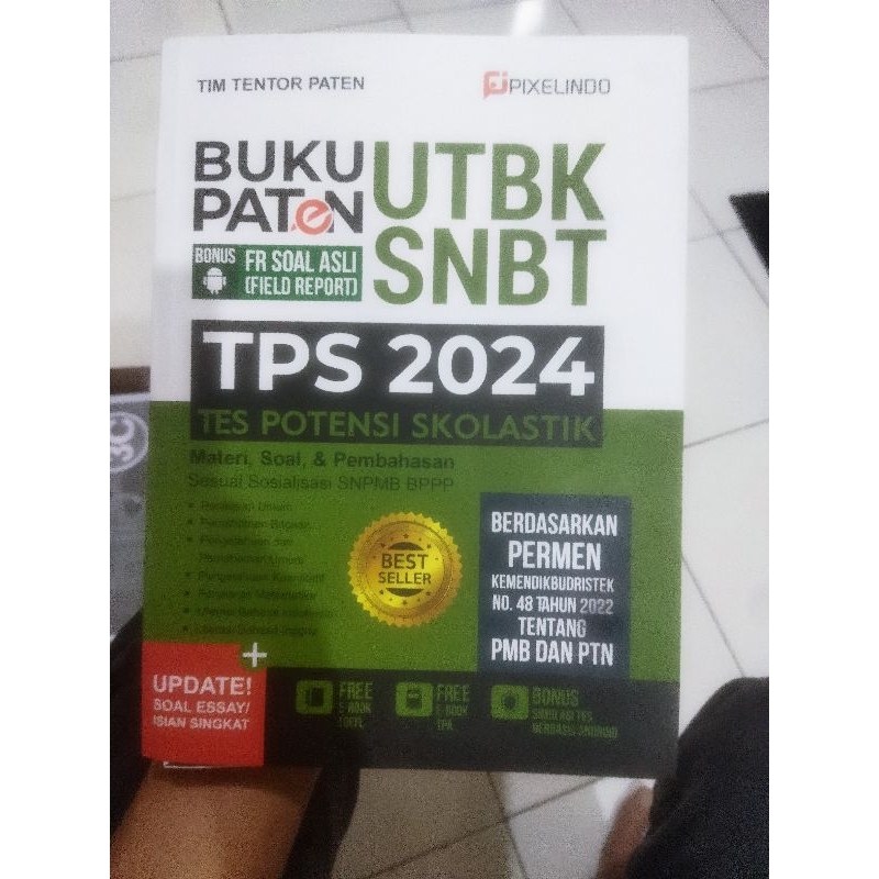 Jual BUKU PATEN UTBK SNBT TPS 2024 TES POTENSI SKOLASTIK Shopee