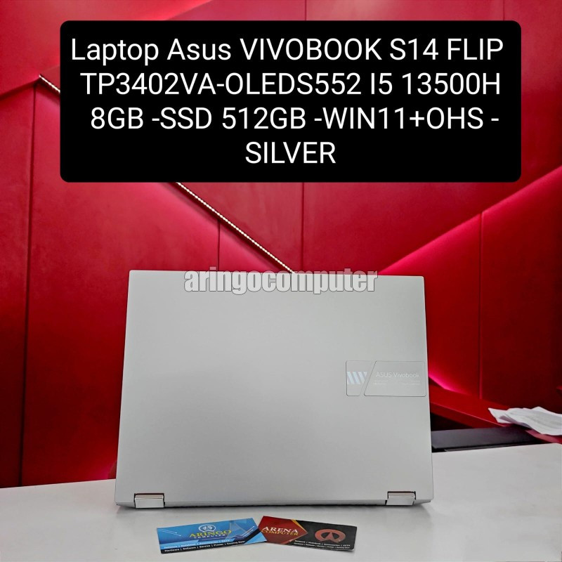 Jual Laptop Asus VIVOBOOK S14 FLIP TP3402VA OLEDS552 I5 13500H 8GB SSD