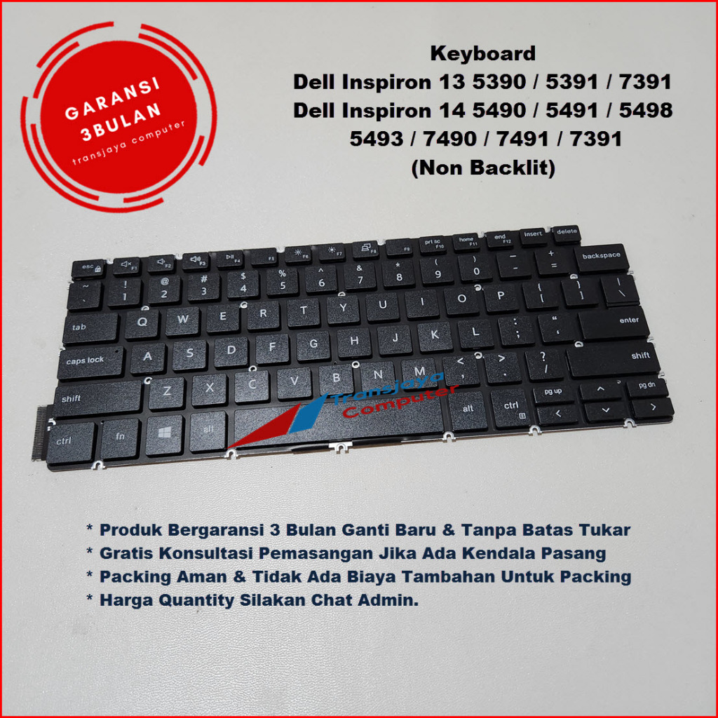 Jual Keyboard Dell Vostro 14 3000 3401 3400 3405 5300 5301 5390 5391