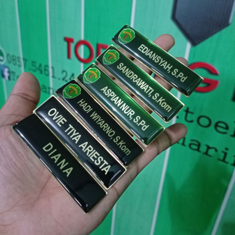 Jual NAMETAG NAME TAG NAMA DADA PAPAN NAMA Shopee Indonesia