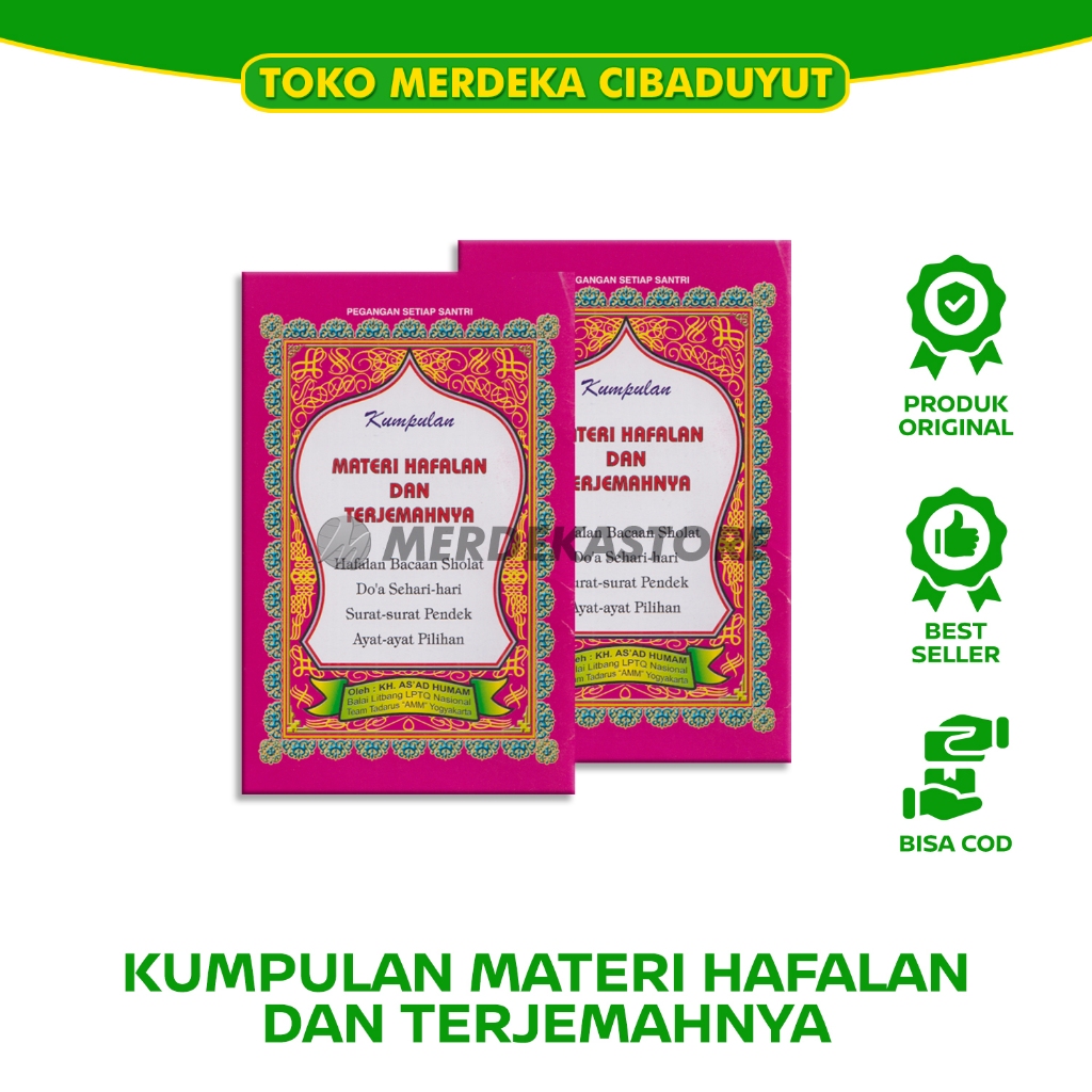 Jual Kumpulan Materi Hafalan Dan Terjemahnya Buku Hafalan Surat