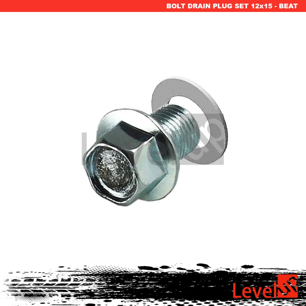 Jual Level Up Bolt Drain Plug Set X Baut Tap Oli Bawah Beat Vario