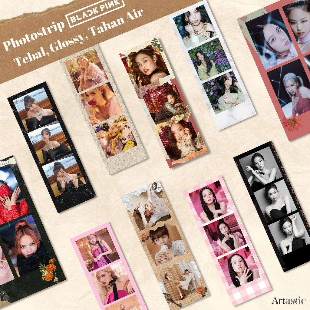 Jual Photostrip Blackpink Jisoo Jennie Rose Lisa Kpop Polaroid Strip