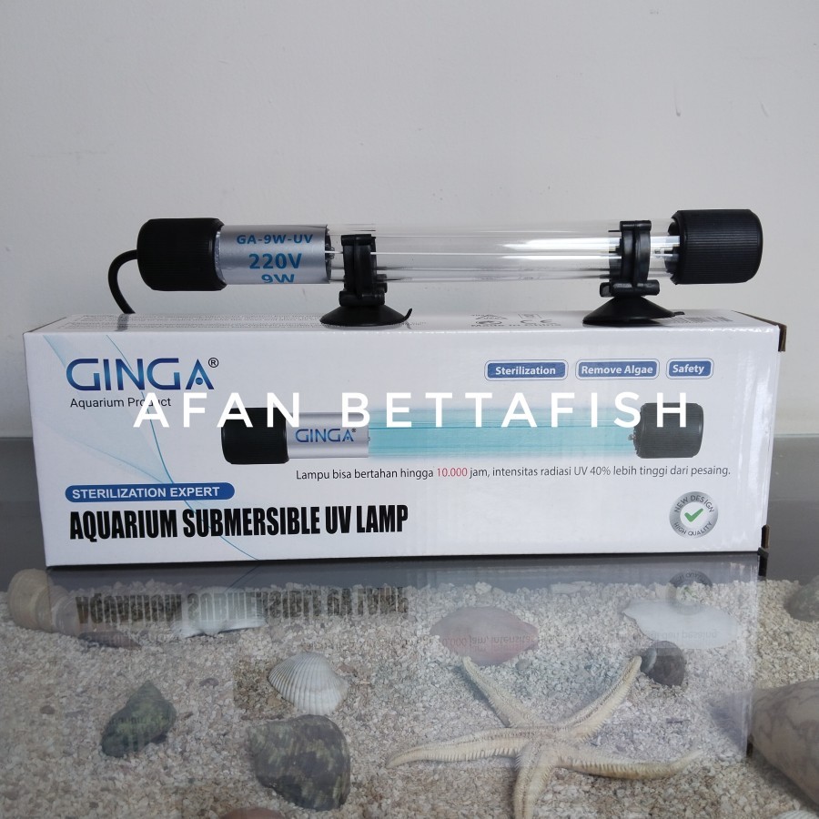 Jual LAMPU UV GINGA GA 5 7 9 11 13 15 20 WATT ULTRAVIOLET AQUARIUM