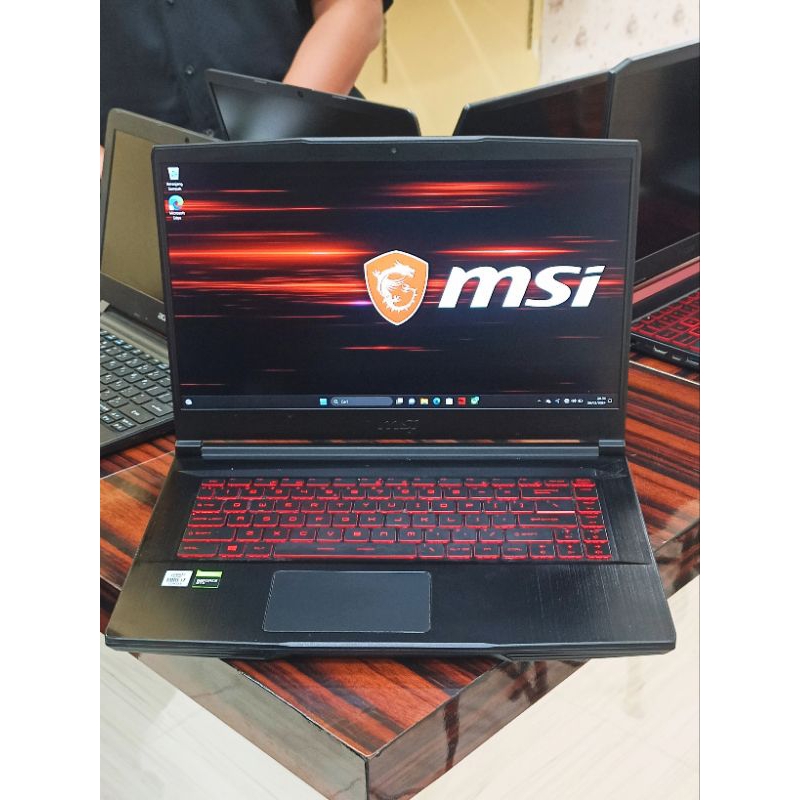 Jual MSI GF63 Thin 10SCSR CORE I7 10750H GEN10 VGA GEFORCE GTX1650TI