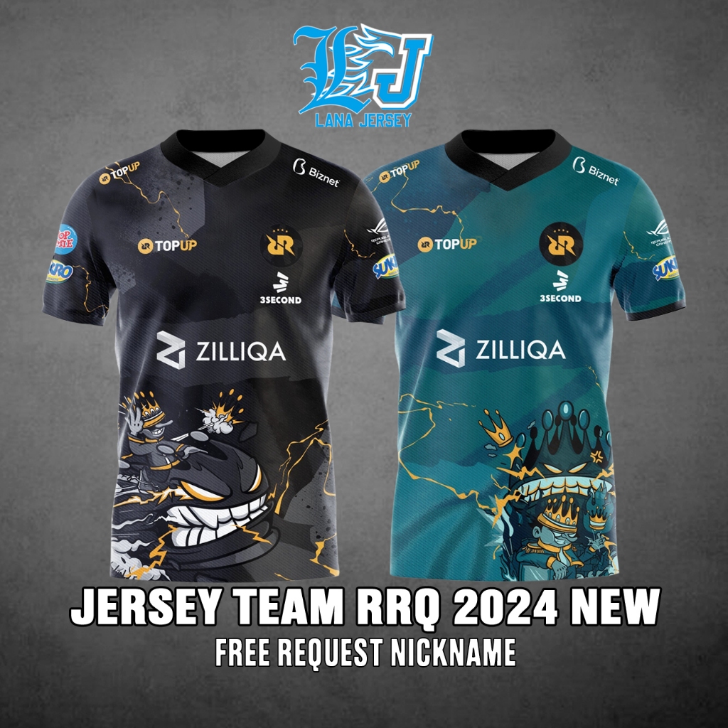 Jual Jersey Baju Kaos Rrq New Mpl Id Season Free Custom