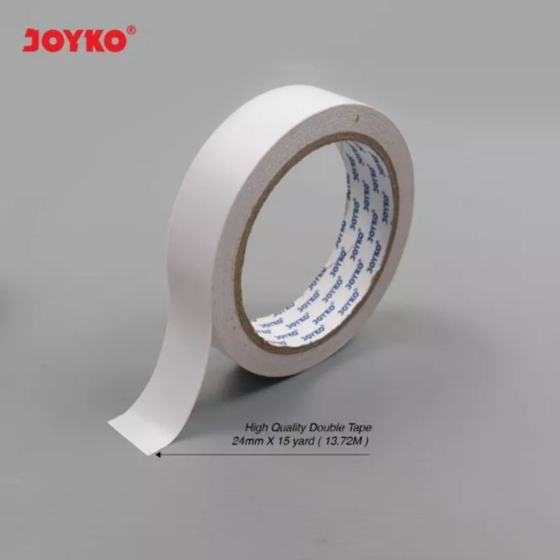 Jual Double Tape Inch Joyko Perekat Dua Sisi Mm X Yard Core