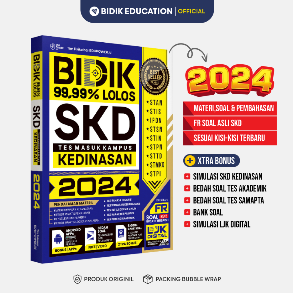 Jual Buku Kedinasan Bidik Skd Tes Masuk Kampus Kedinasan Shopee