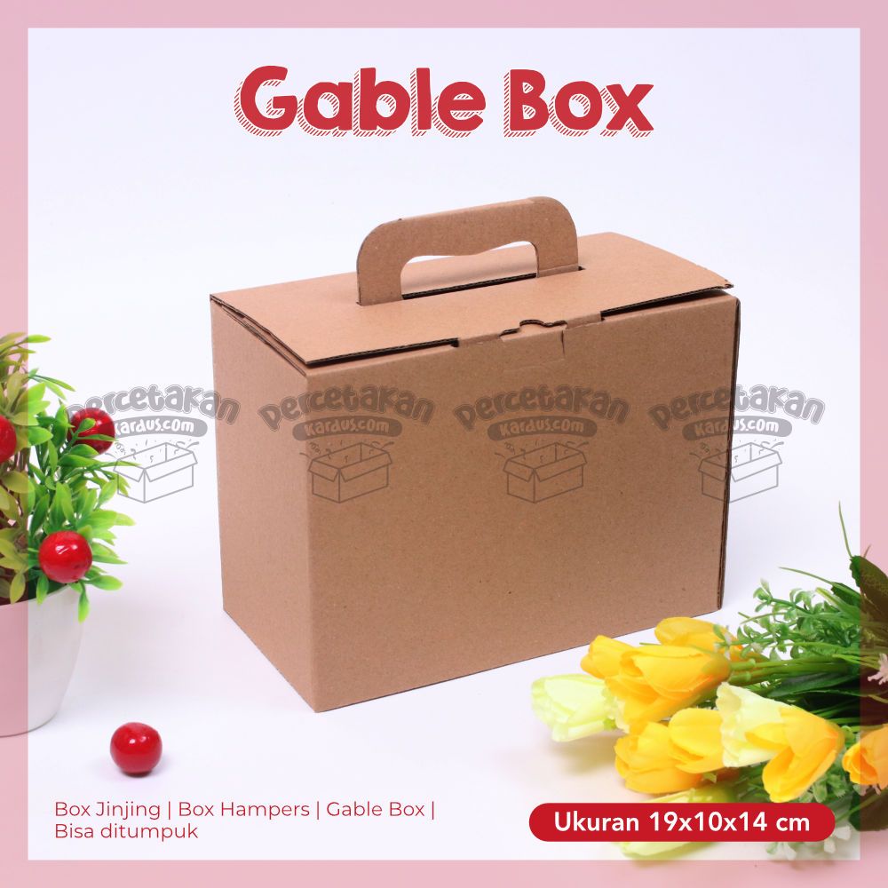 Jual BOX JINJING BOX HAMPERS GABLE BOX BOX TOPLES BISA DITUMPUK