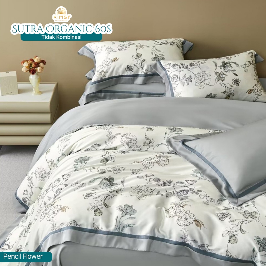 Jual Sprei Set Sutra Organik S S Katun Sutra Halus Sprei Sutera