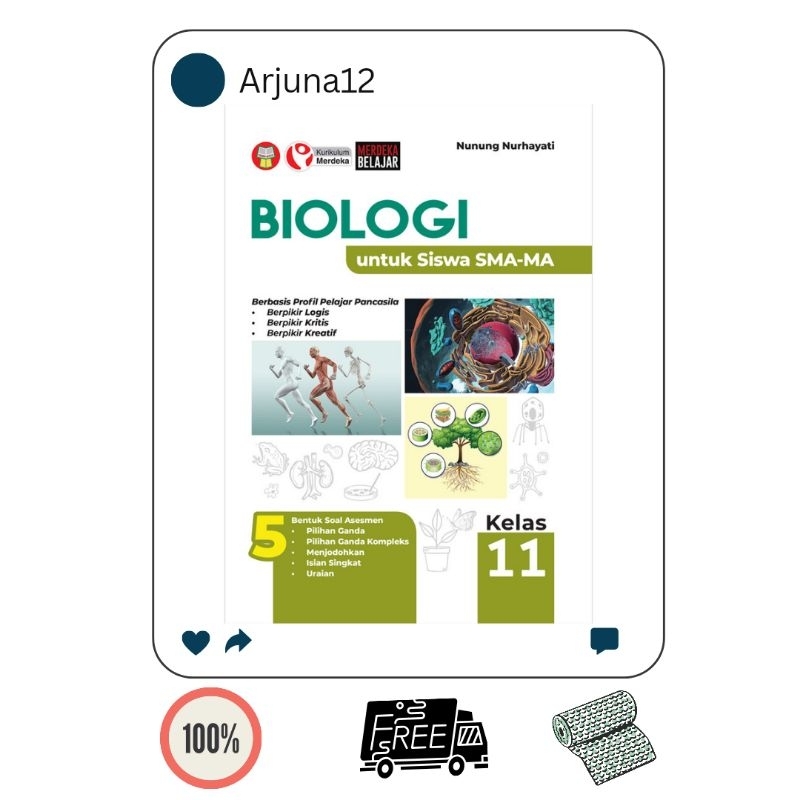 Jual Buku Biologi Untuk Siswa Sma Ma Kelas Yrama Widya Shopee