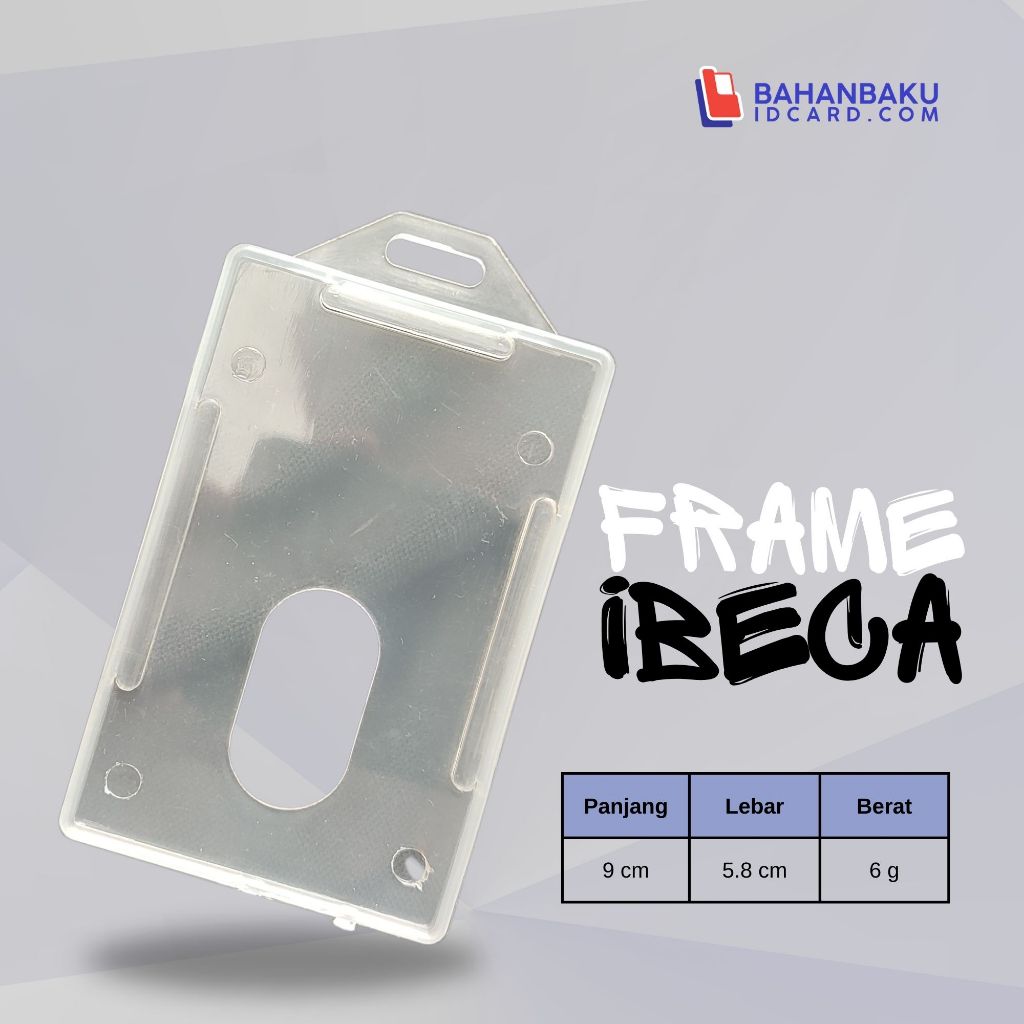 Jual Frame Standar Plastik Casing Idcard Frame Id Card Case Id Card