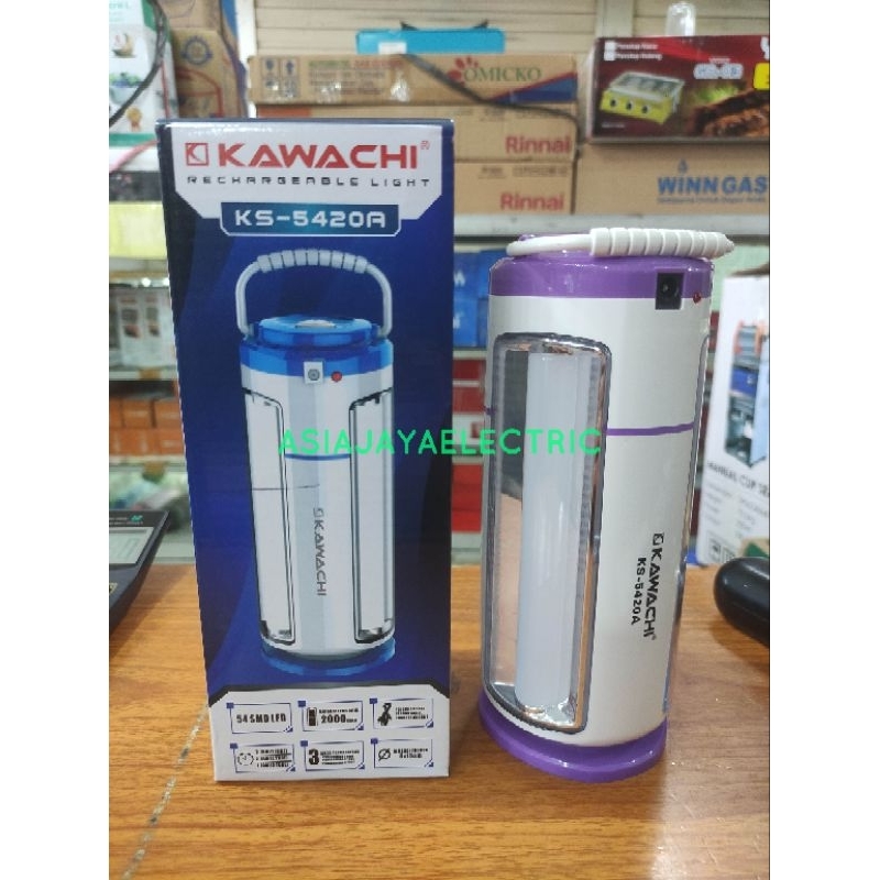 Jual LAMPU EMERGENCY CAS KAWACHI KS5420A 3 TUBE LANTERA Shopee Indonesia