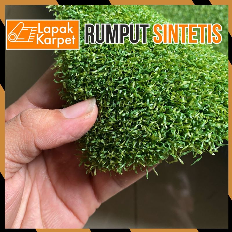 Jual Rumput Sintetis Golf Premium Keriting Rumput Sintetis Dekorasi