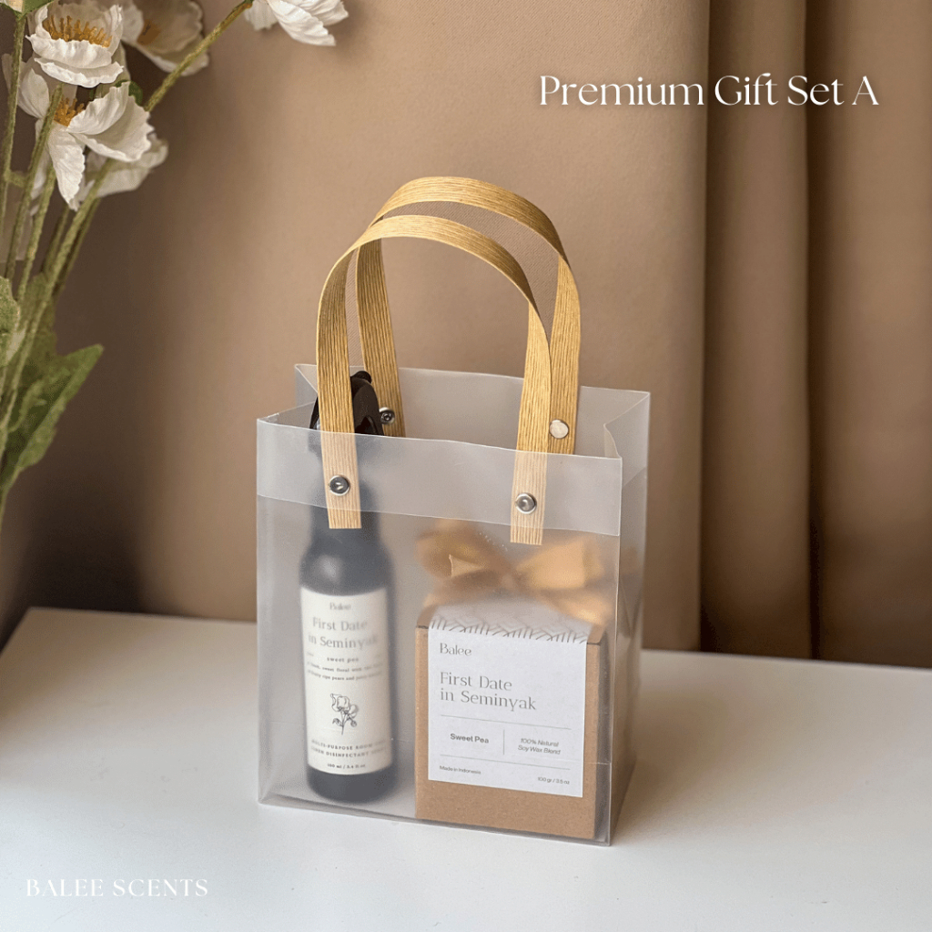 Jual BALEE Premium Gift Set A Scented Candle Linen Spray Hampers