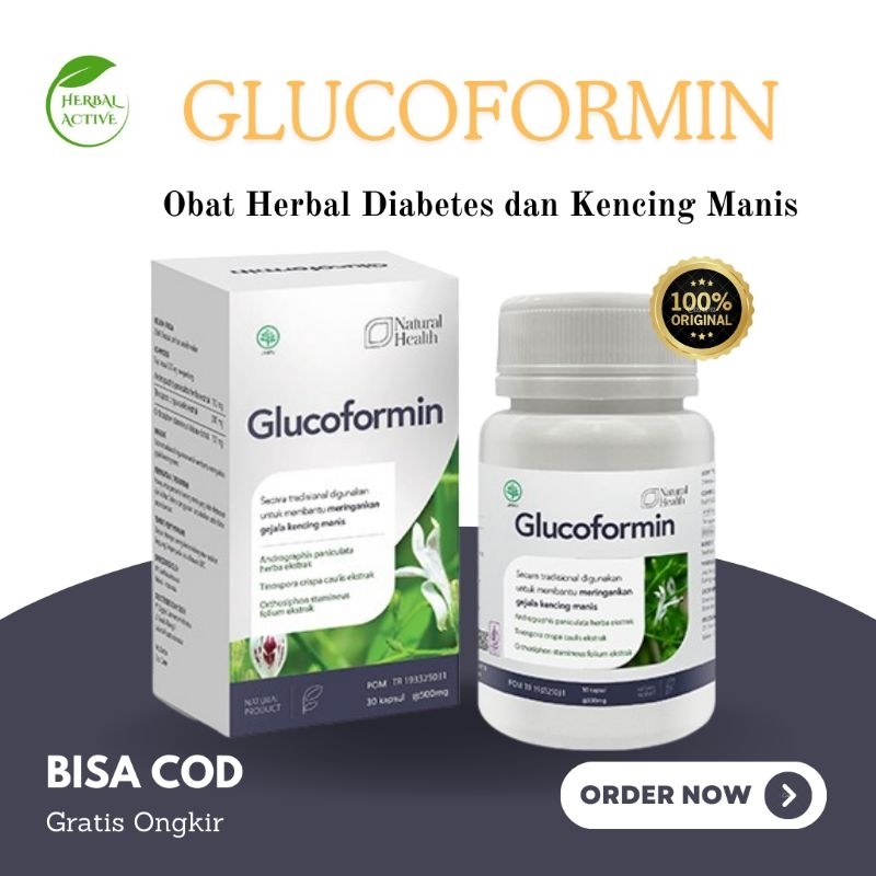 Jual Glucoformin Asli Original Obat Diabetes Kencing Manis Gula Darah