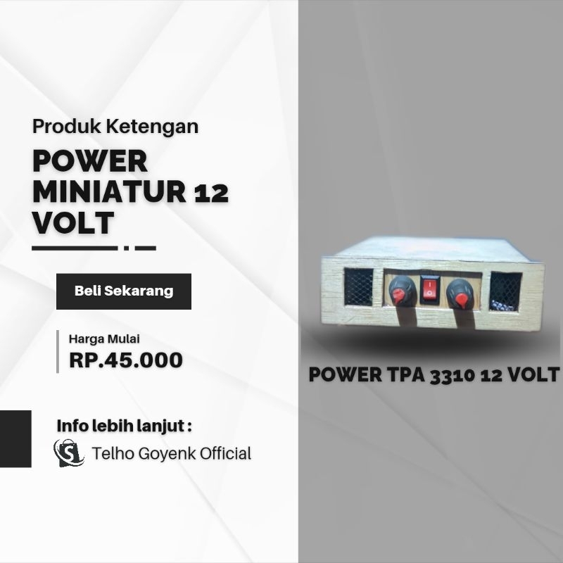 Jual POWER MINIATUR TPA 3110 TPA 3116 Shopee Indonesia