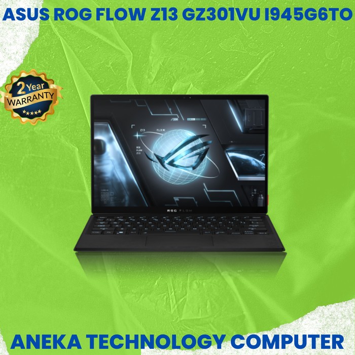 Jual ASUS ROG FLOW Z13 GZ301VU TOUCH I9 13900H RTX4050 6GB 16GB 1TB