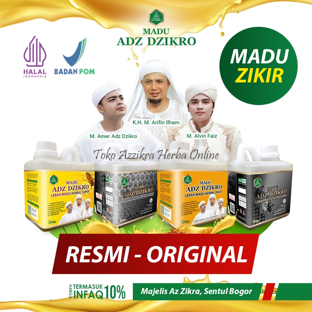 Jual Madu Adzikra Herbal Super Adz Dzikro Original Hitam Pahit Az Zikra