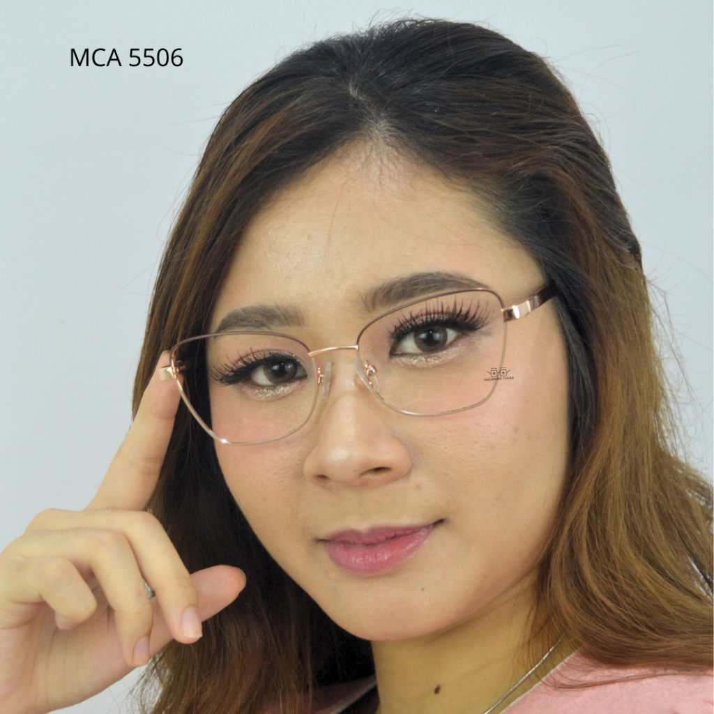 Jual KACAMATACHEAA KACAMAT CAT EYE BESI MCR5506 FRAME WANITA