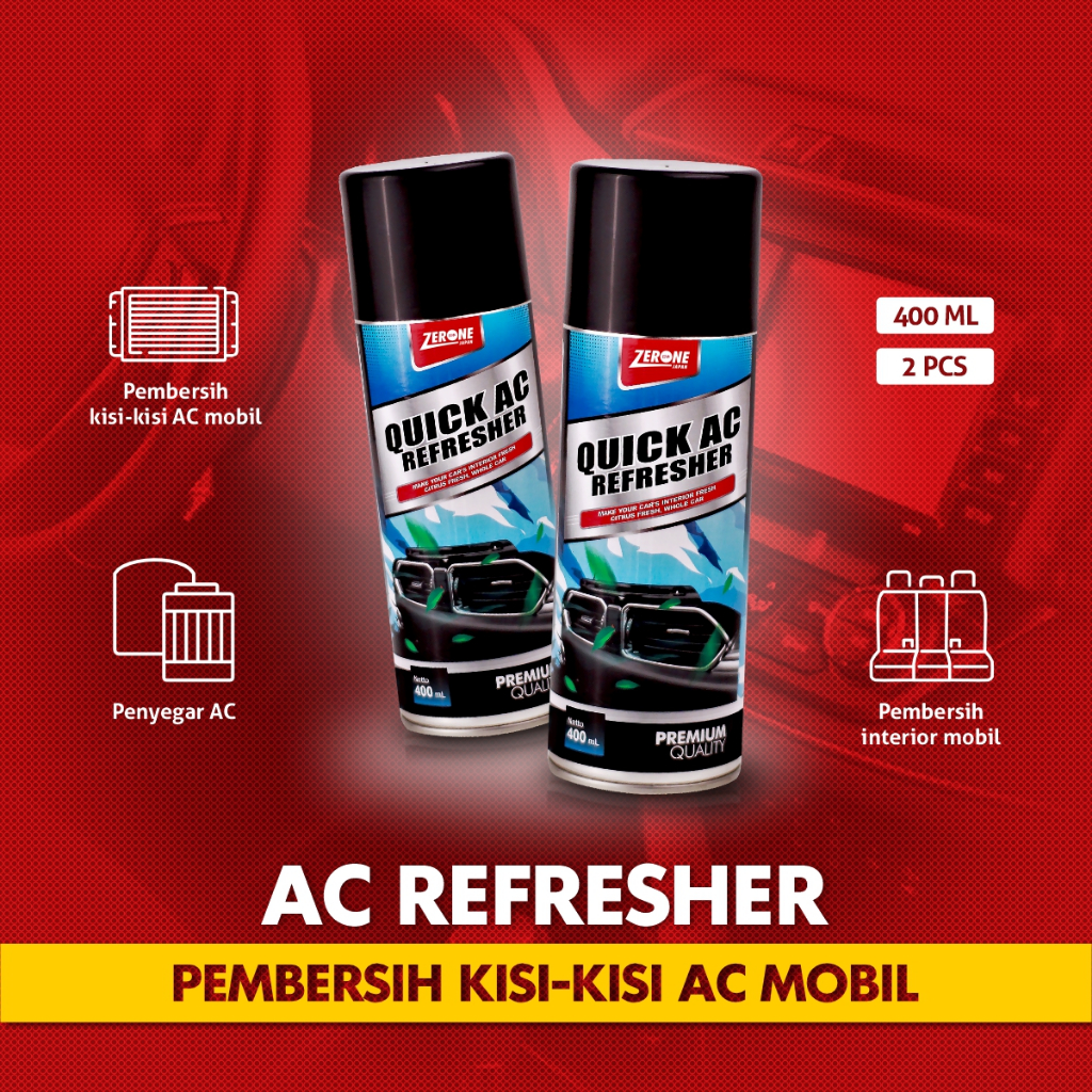 Jual Zerone Japan AC Refresher Pembersih Dan Penyegar AC Mobil Anti Bau