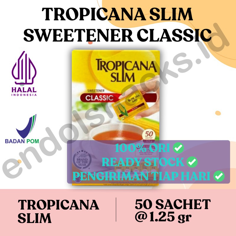 Jual Tropicana Slim Classic 50 Sch Pengganti Gula Shopee Indonesia