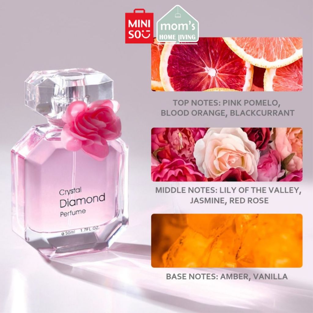 Jual MINISO Parfum Wanita EDT Crystal Diamond Dreamy Crystal Perfume