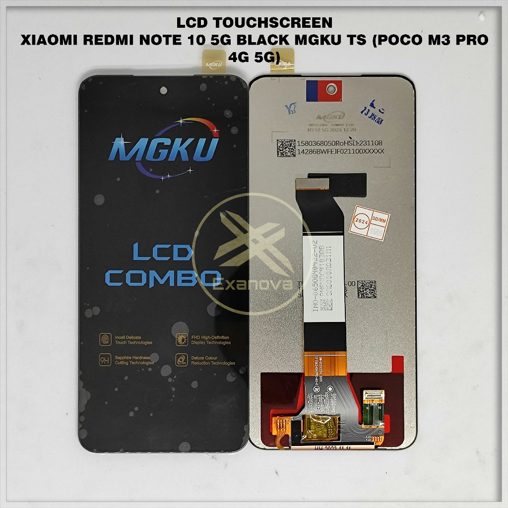 Jual LCD TOUCHSCREEN XIAOMI REDMI NOTE 10 5G TS POCO M3 PRO 5G POCO M3