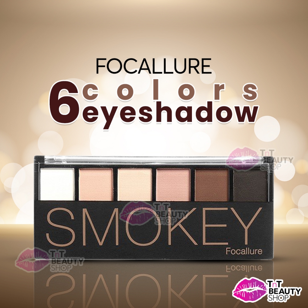 Jual Focallure Colors Glamorous Smokey Eyeshadow Palette Nude