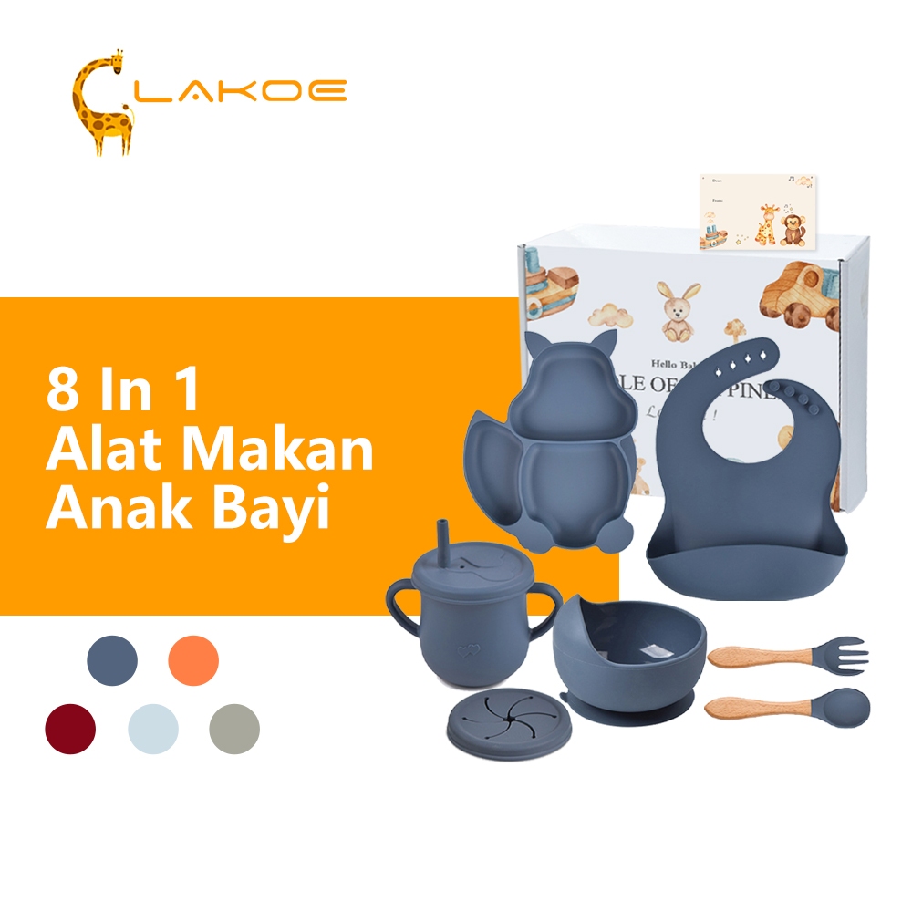 Jual Lakoeofficialmall In Peralatan Makan Silikon Bayi Tempat Makan